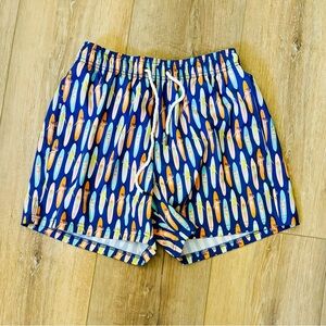 Two Left Feet Men’s LongBoard Babes Lined Swim Trunks Size Medium Summer Beach